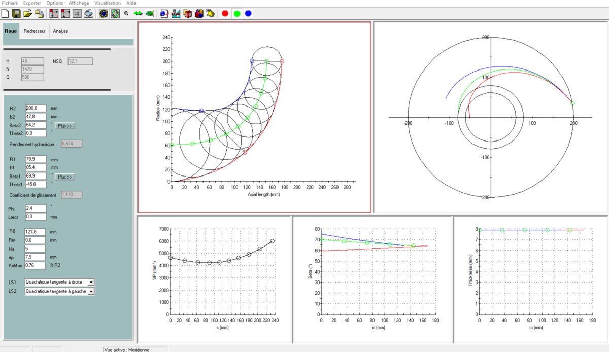 Logiciel de dimensionnement 3D Turbo
