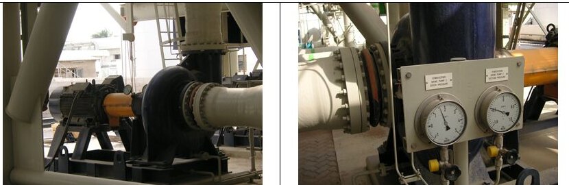 Mesures sur une installation de pompage